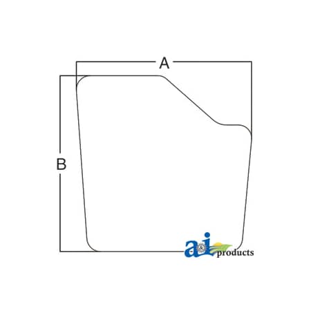 A & I Products Glass, Door, Non-Venting (RH/LH) - Fixed 49" x35.5" x2" A-1975195C1